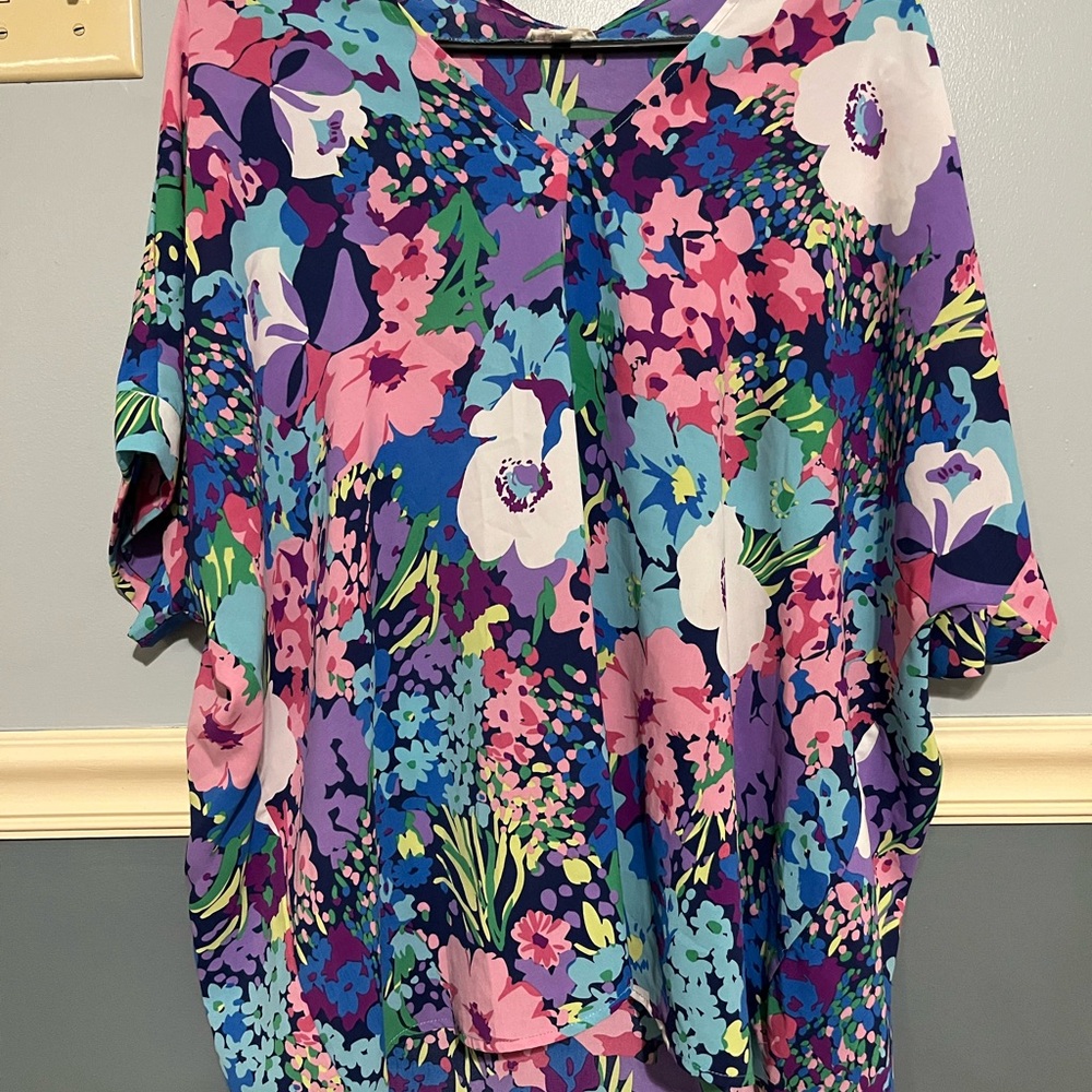 Floral Multicolor Women's Top